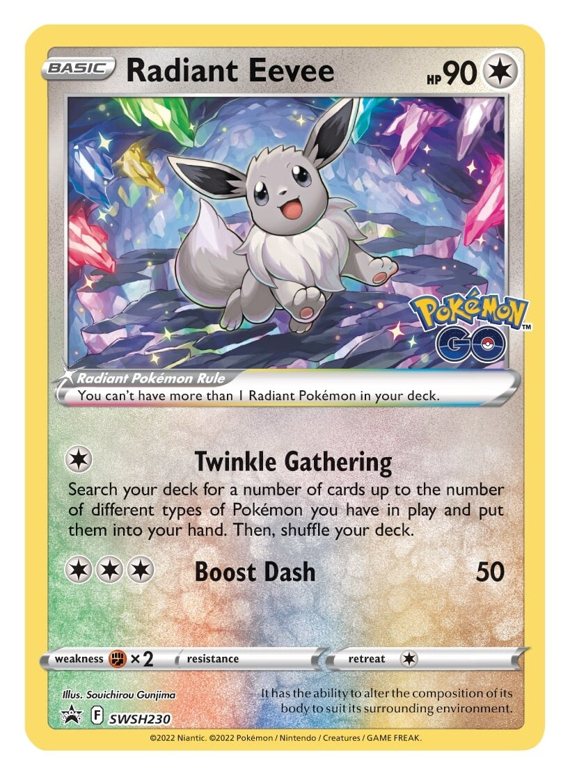 Radiant Eevee (SWSH230) [Sword & Shield: Black Star Promos] - Pokémon - Card Brawlers | Quebec | Canada |