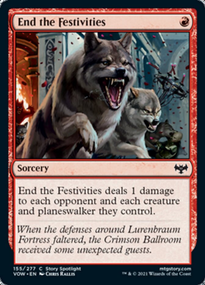 End the Festivities [Innistrad: Crimson Vow] - Magic: The Gathering - Card Brawlers | Quebec | Canada |