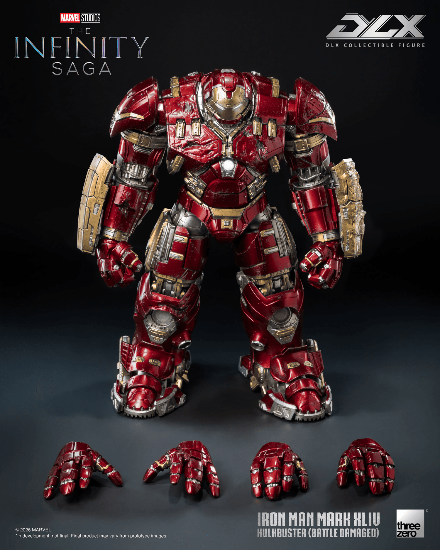 Threezero - DLX - Iron Man Mark 44 - Hulkbuster - (Battle Damaged) - (PREORDER) December 31, 2026