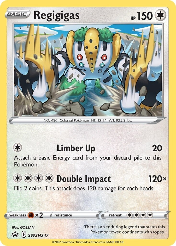 Regigigas (SWSH247) [Sword & Shield: Black Star Promos] - Pokémon - Card Brawlers | Quebec | Canada |