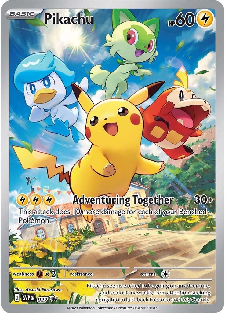 Pikachu (027) [Scarlet & Violet: Black Star Promos] - Pokémon - Card Brawlers | Quebec | Canada |