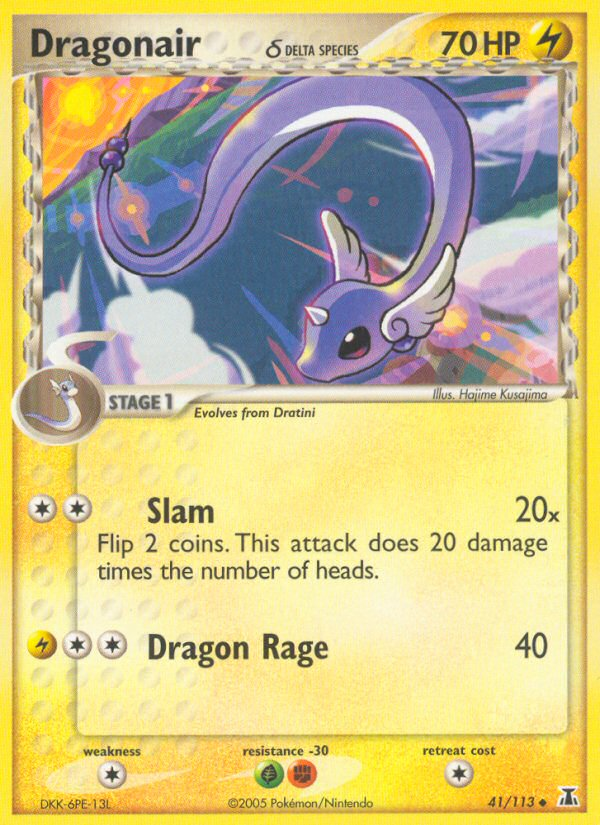 Dragonair (41/113) (Delta Species) [EX: Delta Species] - Pokémon - Card Brawlers | Quebec | Canada |