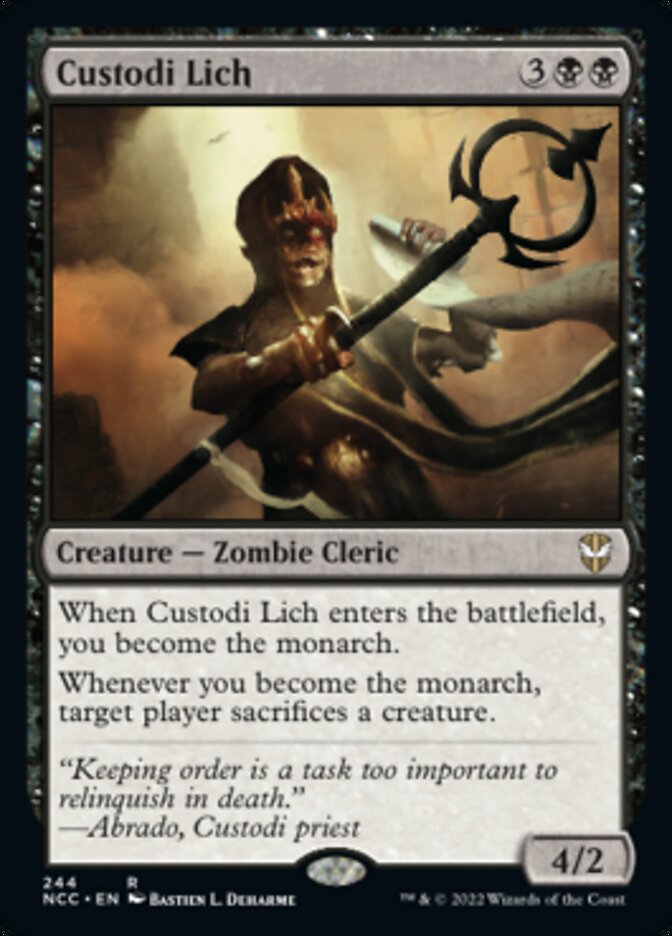 Custodi Lich [Streets of New Capenna Commander] - Magic: The Gathering - Card Brawlers | Quebec | Canada |