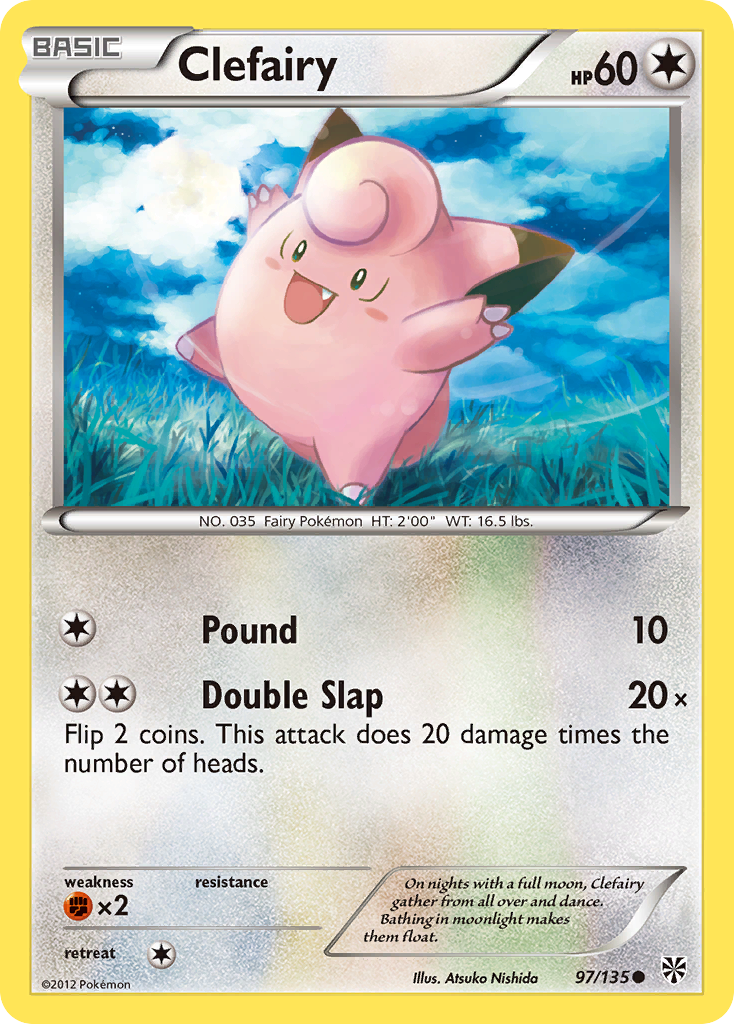 Clefairy (97/135) [Black & White: Plasma Storm] - Pokémon - Card Brawlers | Quebec | Canada |