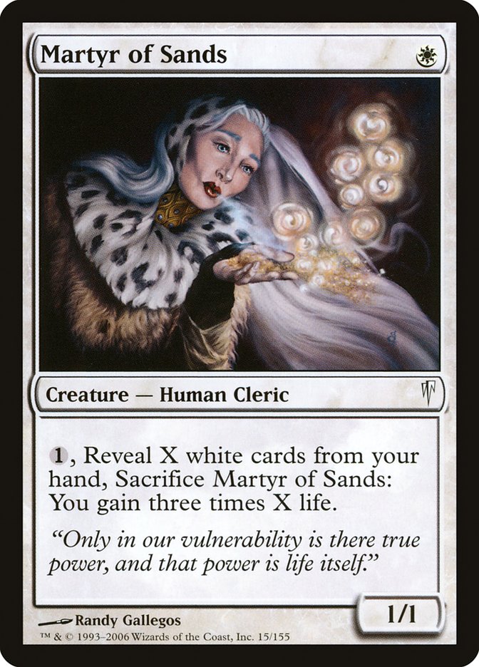 Martyr of Sands [Coldsnap] - Magic: The Gathering - Card Brawlers | Quebec | Canada |