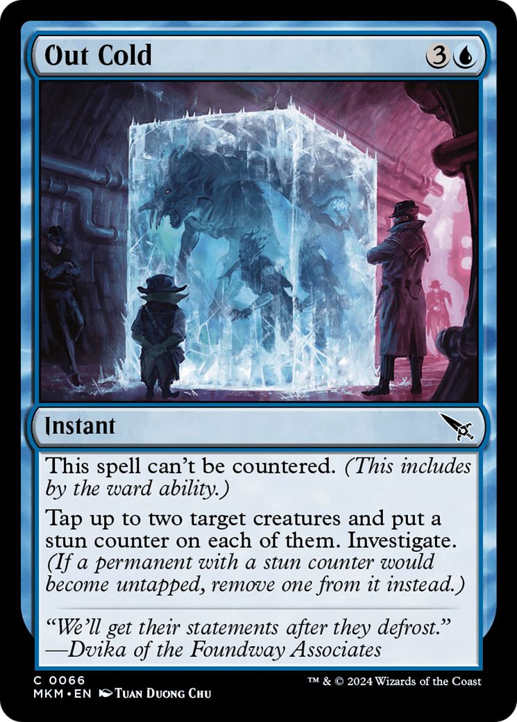 Out Cold [Murders at Karlov Manor] - Magic: The Gathering - Card Brawlers | Quebec | Canada |