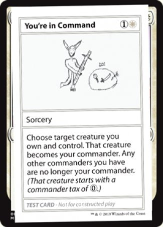 You're in Command (2021 Edition) [Mystery Booster Playtest Cards] - Magic: The Gathering - Card Brawlers | Quebec | Canada |