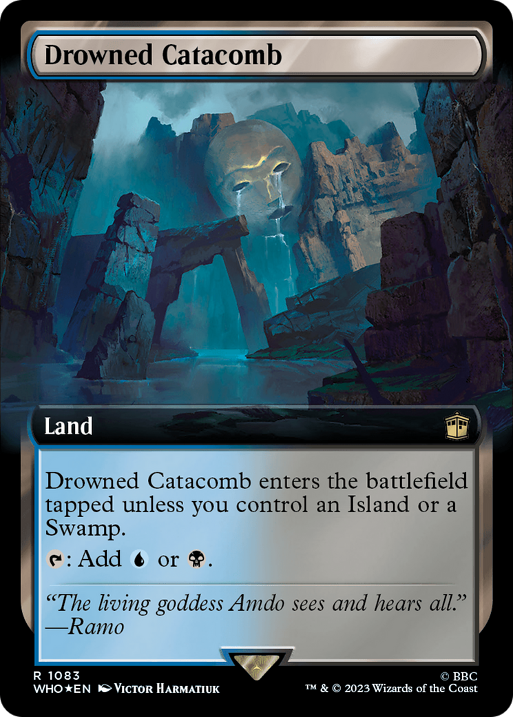 Drowned Catacomb (Extended Art) (Surge Foil) [Doctor Who] - Magic: The Gathering - Card Brawlers | Quebec | Canada |