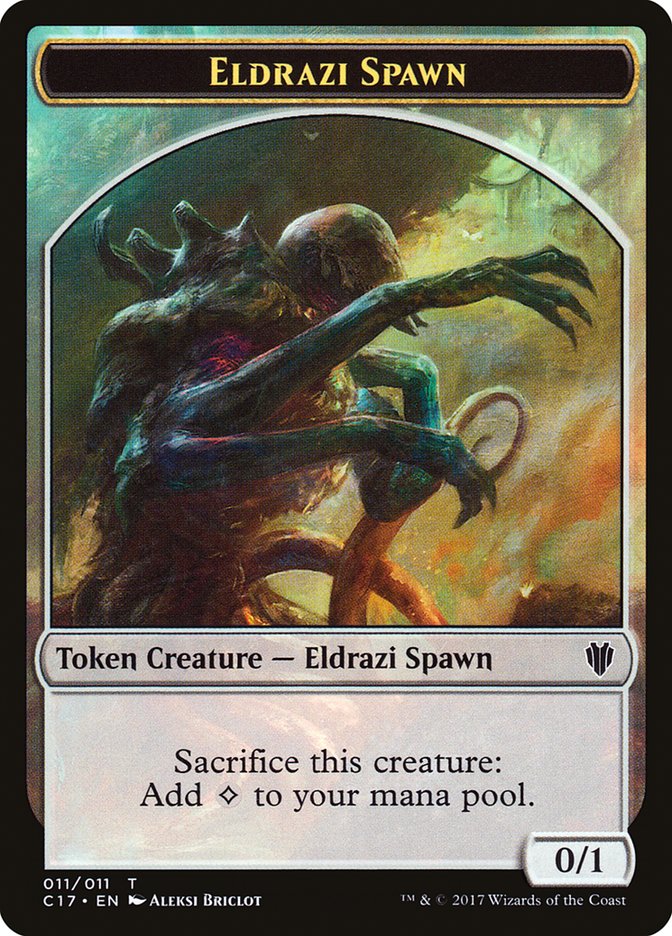 Eldrazi Spawn // Vampire Double-Sided Token [Commander 2017 Tokens] - Magic: The Gathering - Card Brawlers | Quebec | Canada |