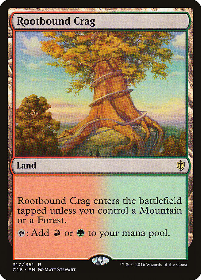 Rootbound Crag [Commander 2016] - Magic: The Gathering - Card Brawlers | Quebec | Canada |