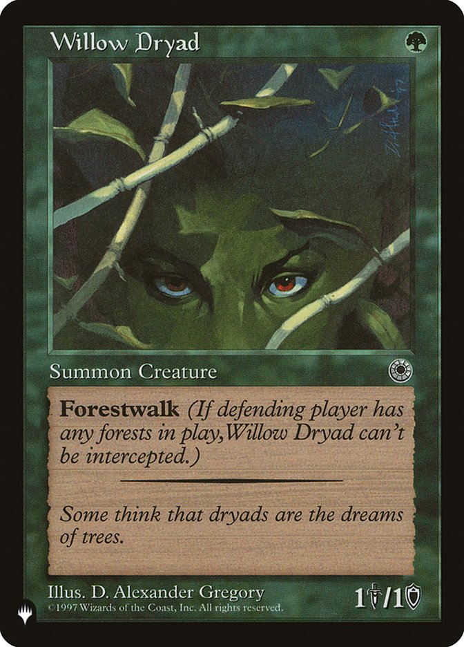 Willow Dryad [The List] - Magic: The Gathering - Card Brawlers | Quebec | Canada |