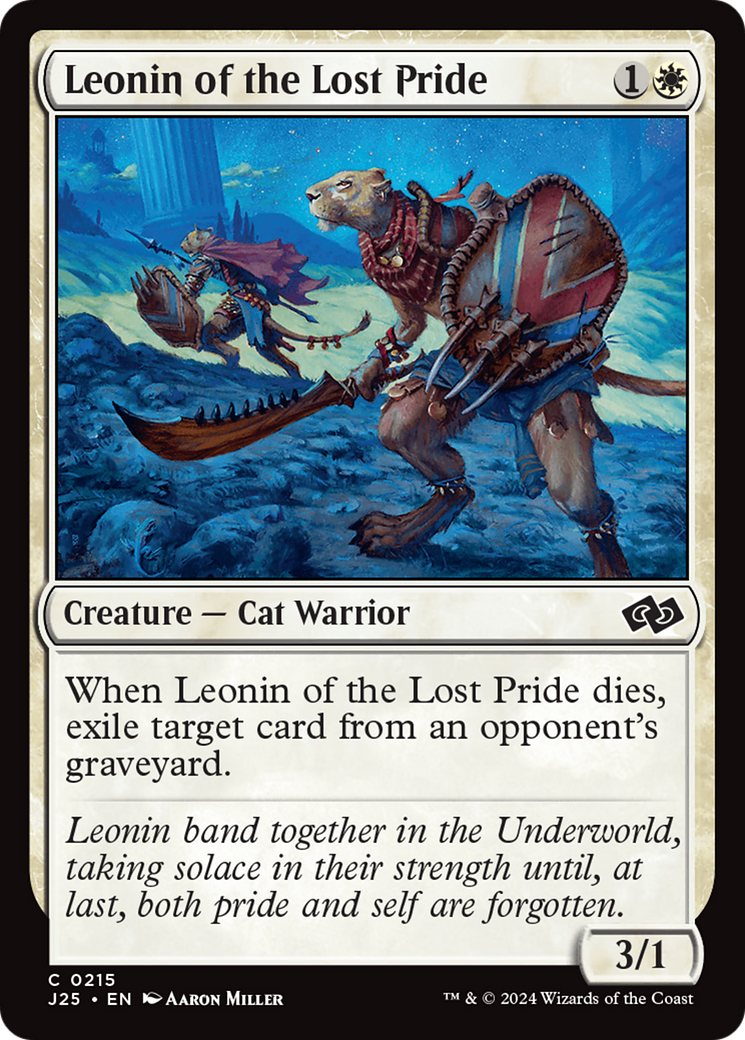 Leonin of the Lost Pride [Foundations Jumpstart] - Magic: The Gathering - Card Brawlers | Quebec | Canada |