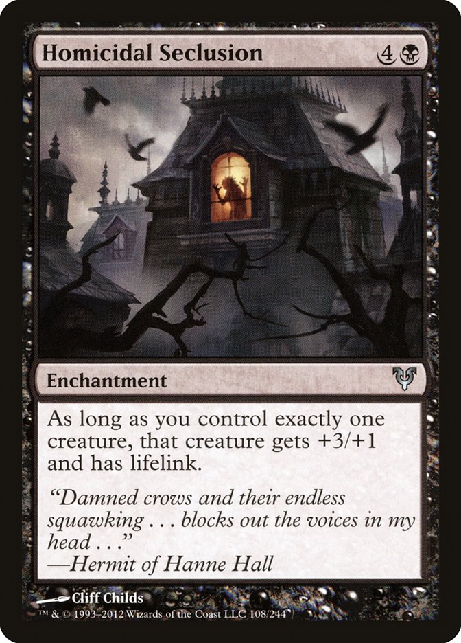 Homicidal Seclusion [Avacyn Restored] - Magic: The Gathering - Card Brawlers | Quebec | Canada |