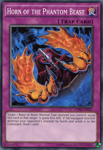 Horn of the Phantom Beast [OP04-EN027] Common - Yu-Gi-Oh! - Card Brawlers | Quebec | Canada |