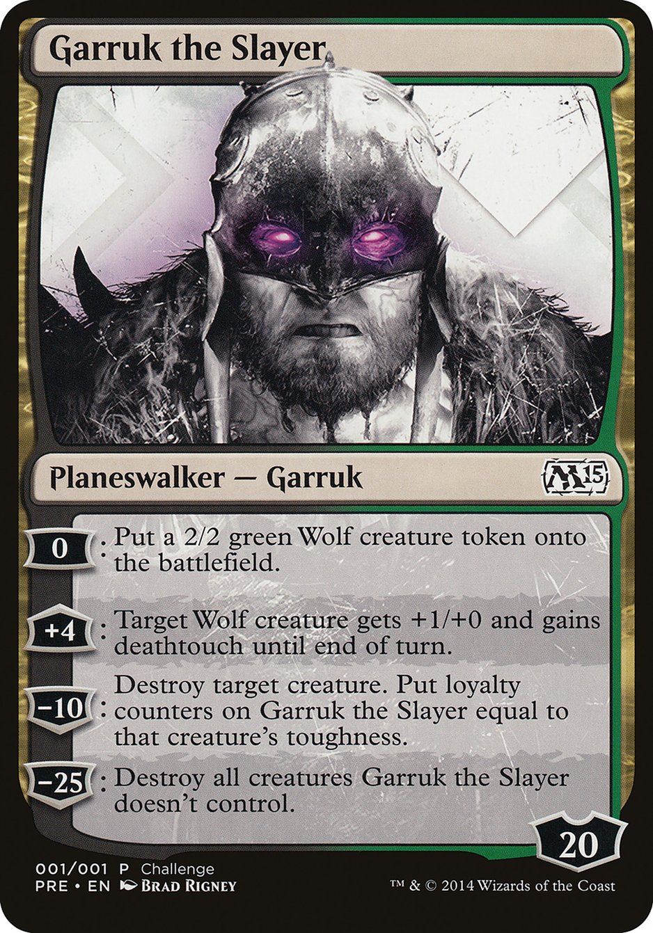 Garruk the Slayer (Prerelease Challenge) [Magic 2015 Prerelease Promos] - Magic: The Gathering - Card Brawlers | Quebec | Canada |