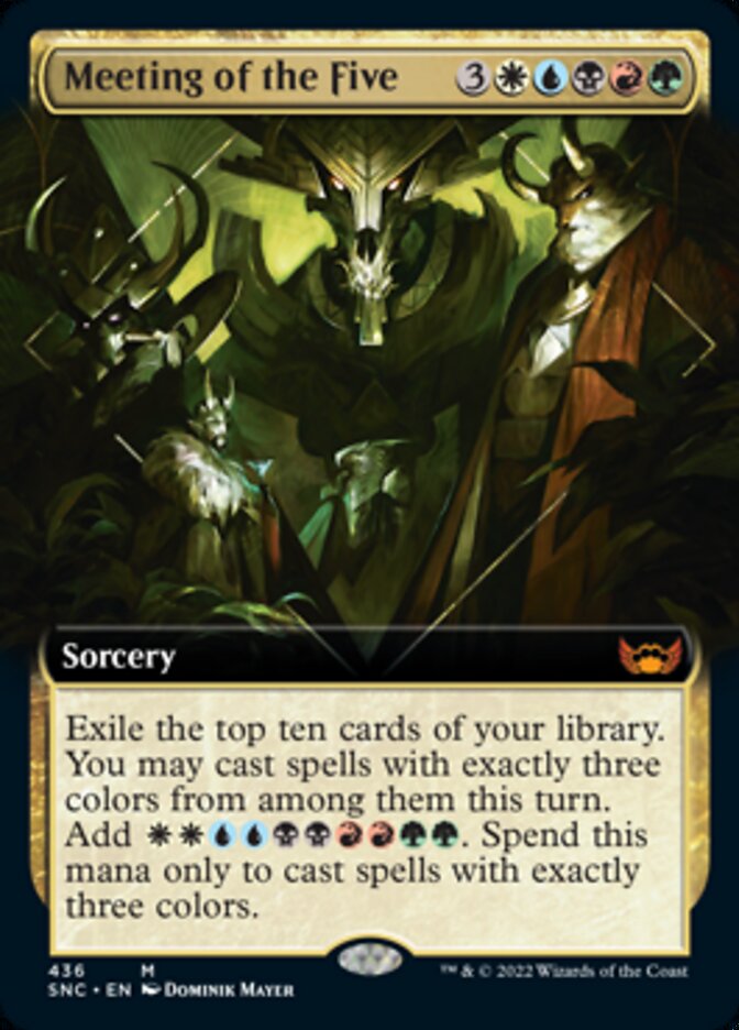Meeting of the Five (Extended Art) [Streets of New Capenna] - Magic: The Gathering - Card Brawlers | Quebec | Canada |
