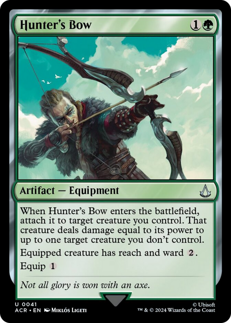 Hunter's Bow [Assassin's Creed] - Magic: The Gathering - Card Brawlers | Quebec | Canada |