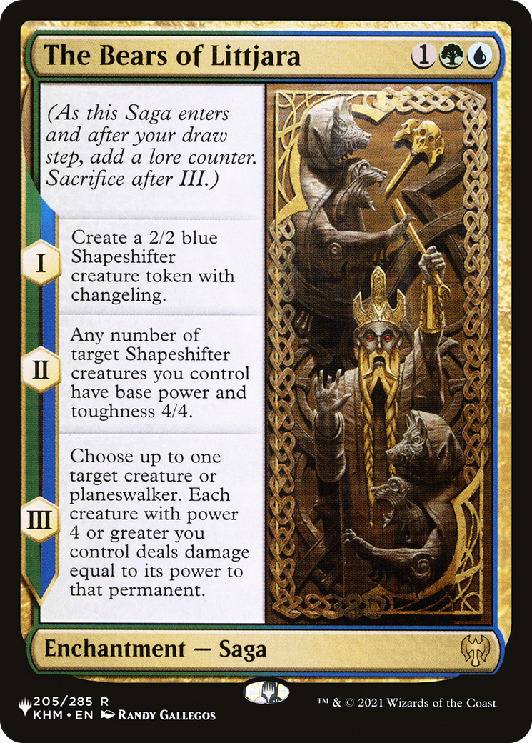 The Bears of Littjara (KHM) [The List] - Magic: The Gathering - Card Brawlers | Quebec | Canada |