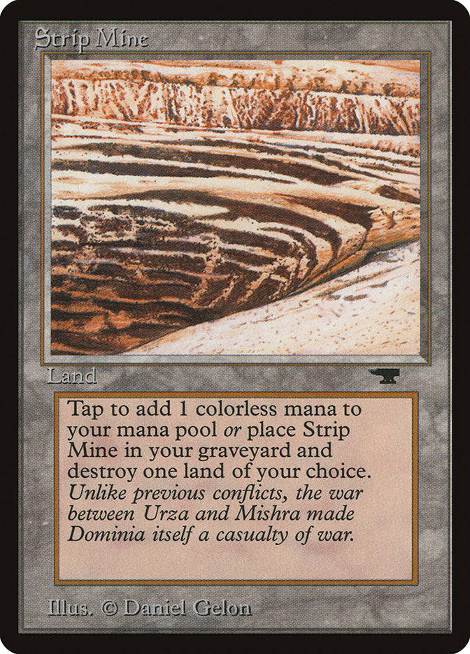 Strip Mine (No Sky, No Tower) [Antiquities] - Magic: The Gathering - Card Brawlers | Quebec | Canada |
