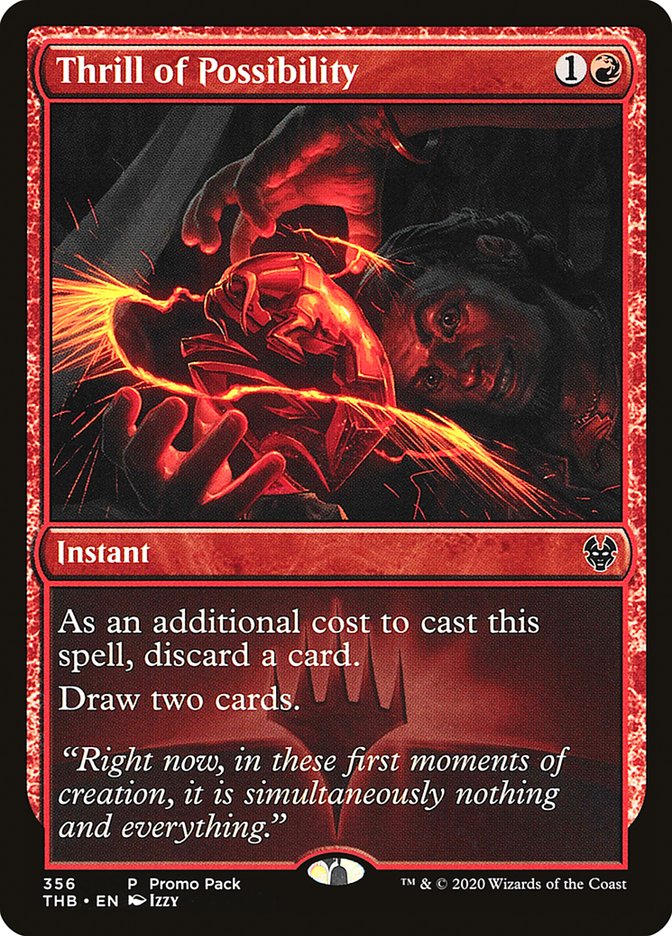 Thrill of Possibility (Promo Pack) [Theros Beyond Death Promos] - Magic: The Gathering - Card Brawlers | Quebec | Canada |