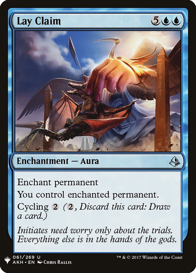 Lay Claim [Mystery Booster] - Magic: The Gathering - Card Brawlers | Quebec | Canada |