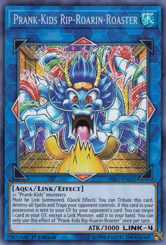 Prank-Kids Rip-Roarin-Roaster [HISU-EN022] Secret Rare - Yu-Gi-Oh! - Card Brawlers | Quebec | Canada |