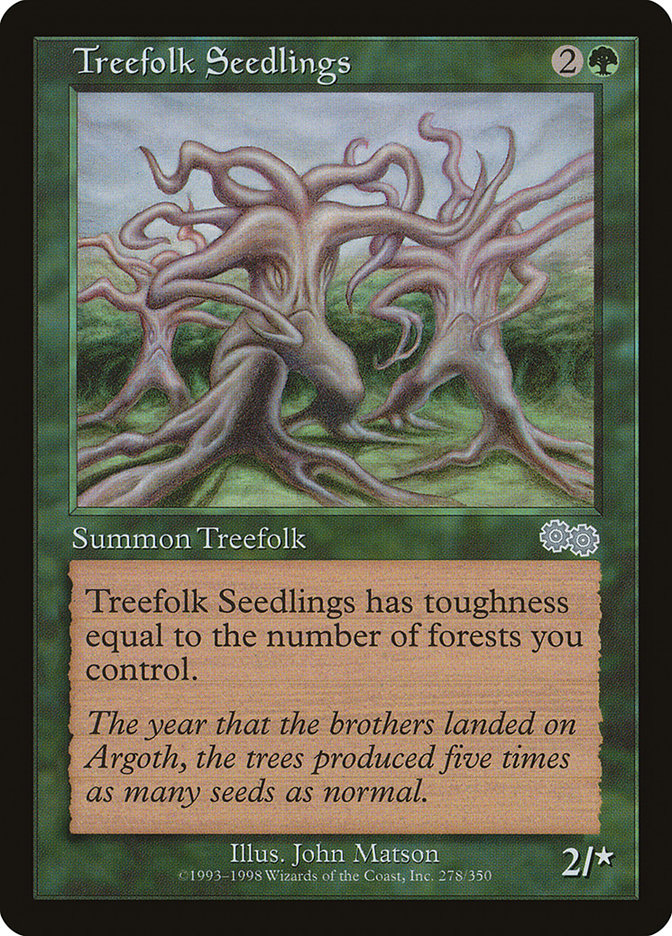 Treefolk Seedlings [Urza's Saga] - Magic: The Gathering - Card Brawlers | Quebec | Canada |