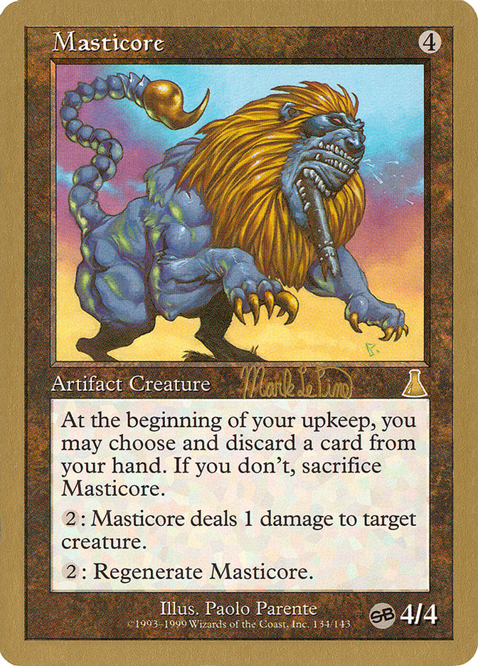 Masticore (Mark Le Pine) (SB) [World Championship Decks 1999] - Magic: The Gathering - Card Brawlers | Quebec | Canada |