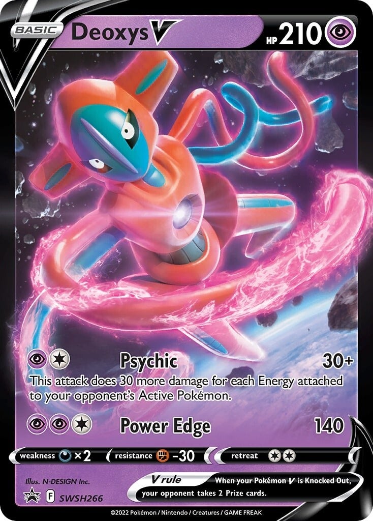 Deoxys V (SWSH266) [Sword & Shield: Black Star Promos] - Pokémon - Card Brawlers | Quebec | Canada |
