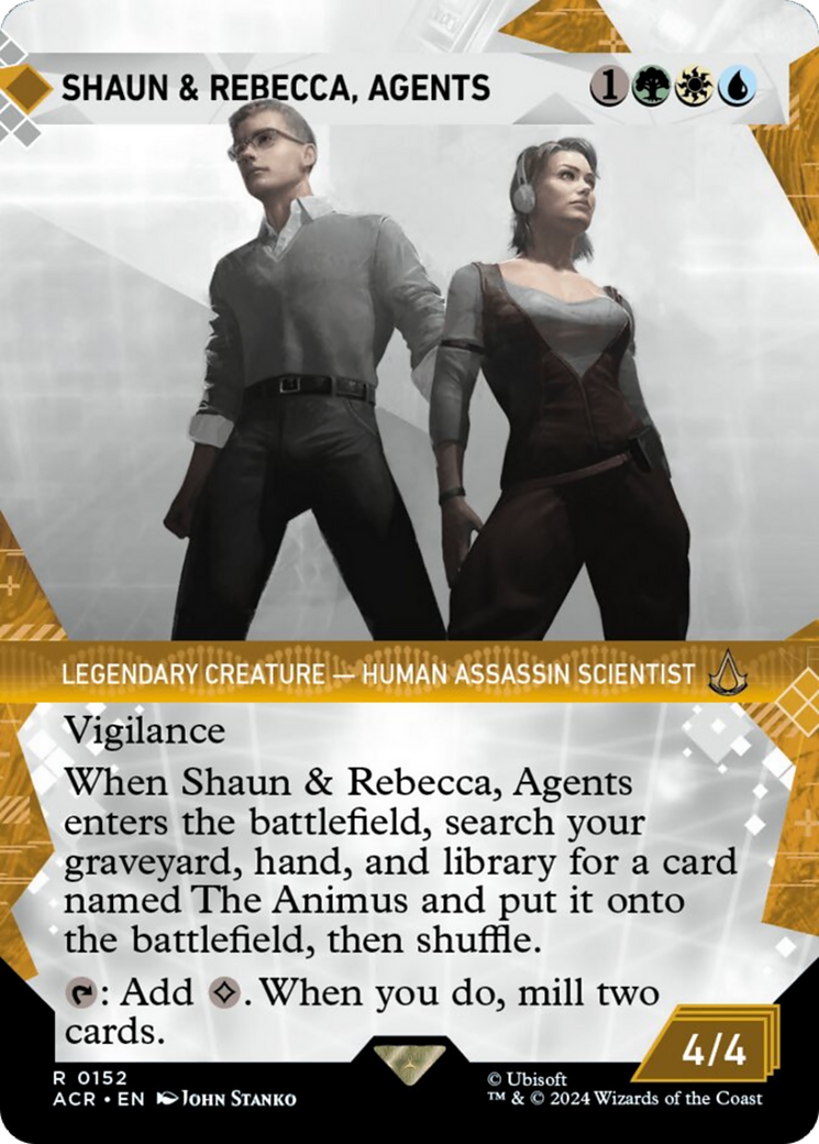 Shaun & Rebecca, Agents (Showcase) [Assassin's Creed] - Magic: The Gathering - Card Brawlers | Quebec | Canada |