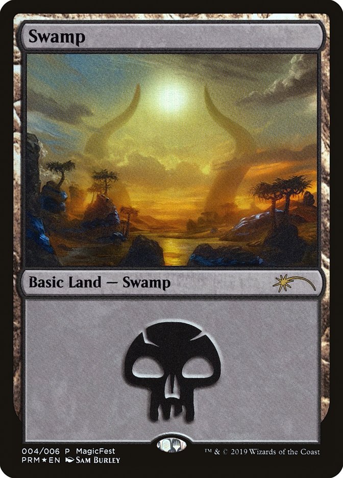 Swamp (4) [MagicFest 2019] - Magic: The Gathering - Card Brawlers | Quebec | Canada |