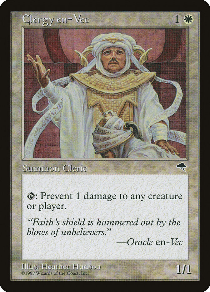 Clergy en-Vec [Tempest] - Magic: The Gathering - Card Brawlers | Quebec | Canada |