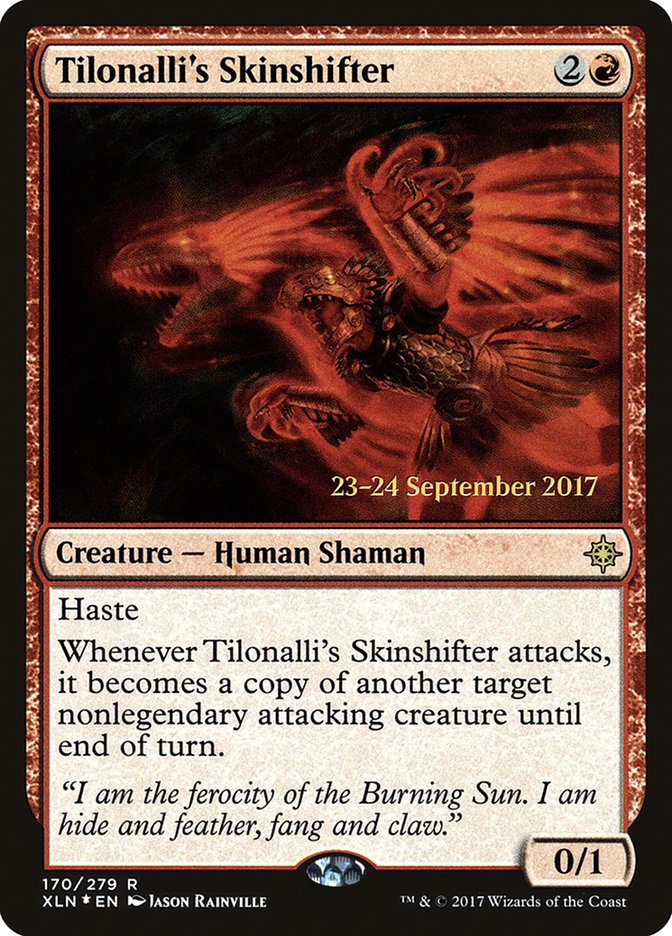 Tilonalli's Skinshifter [Ixalan Prerelease Promos] - Magic: The Gathering - Card Brawlers | Quebec | Canada |