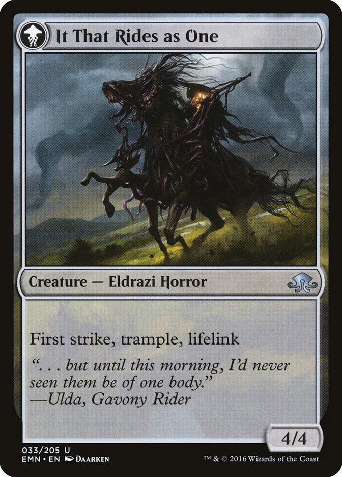 Lone Rider // It That Rides as One [Eldritch Moon] - Magic: The Gathering - Card Brawlers | Quebec | Canada |