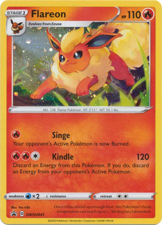 Flareon (SWSH041) [Sword & Shield: Black Star Promos] - Pokémon - Card Brawlers | Quebec | Canada |