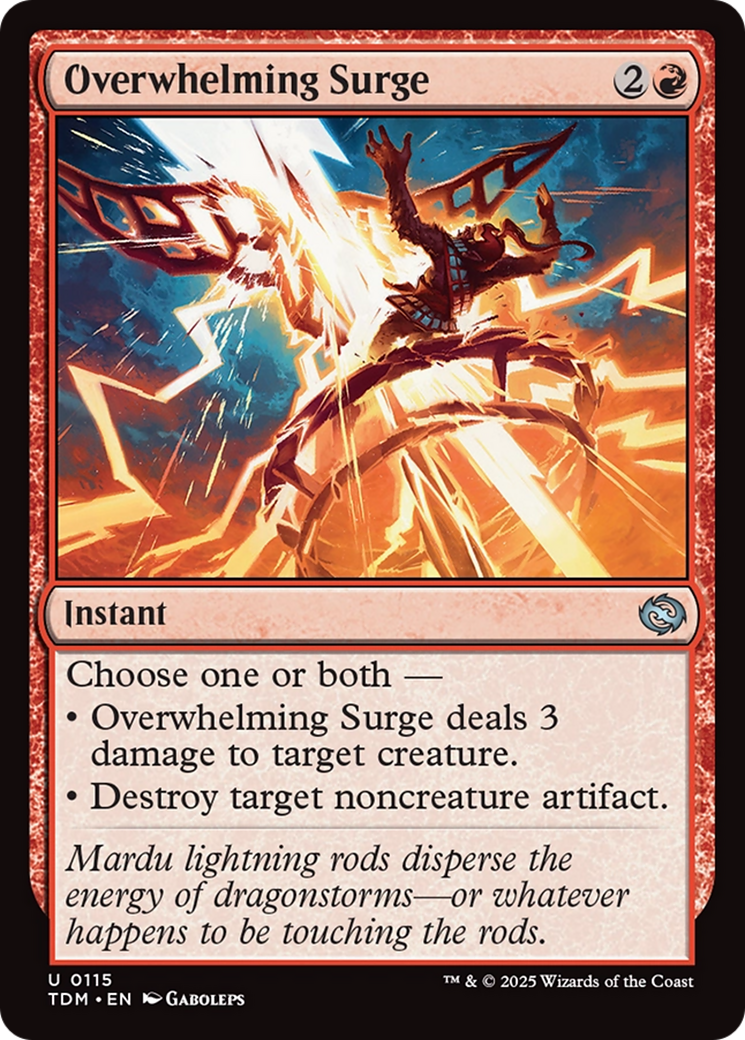 Overwhelming Surge [Tarkir: Dragonstorm] - Magic: The Gathering - Card Brawlers | Quebec | Canada |