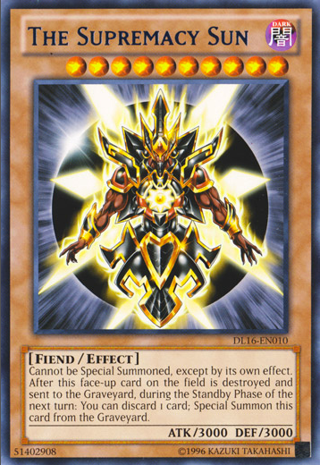 The Supremacy Sun (Blue) [DL16-EN010] Rare - Yu-Gi-Oh! - Card Brawlers | Quebec | Canada |