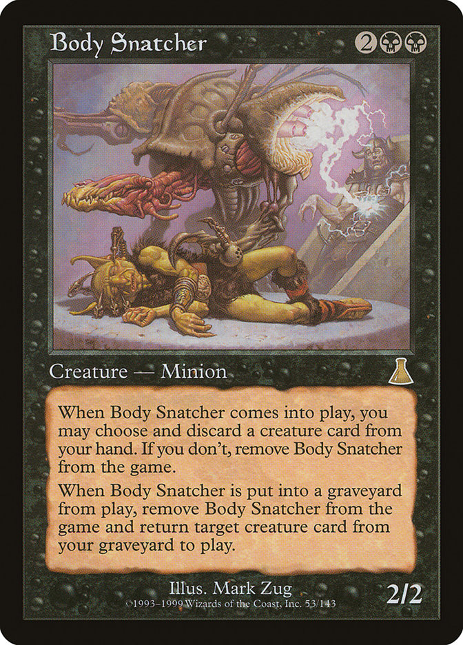 Body Snatcher [Urza's Destiny] - Magic: The Gathering - Card Brawlers | Quebec | Canada |