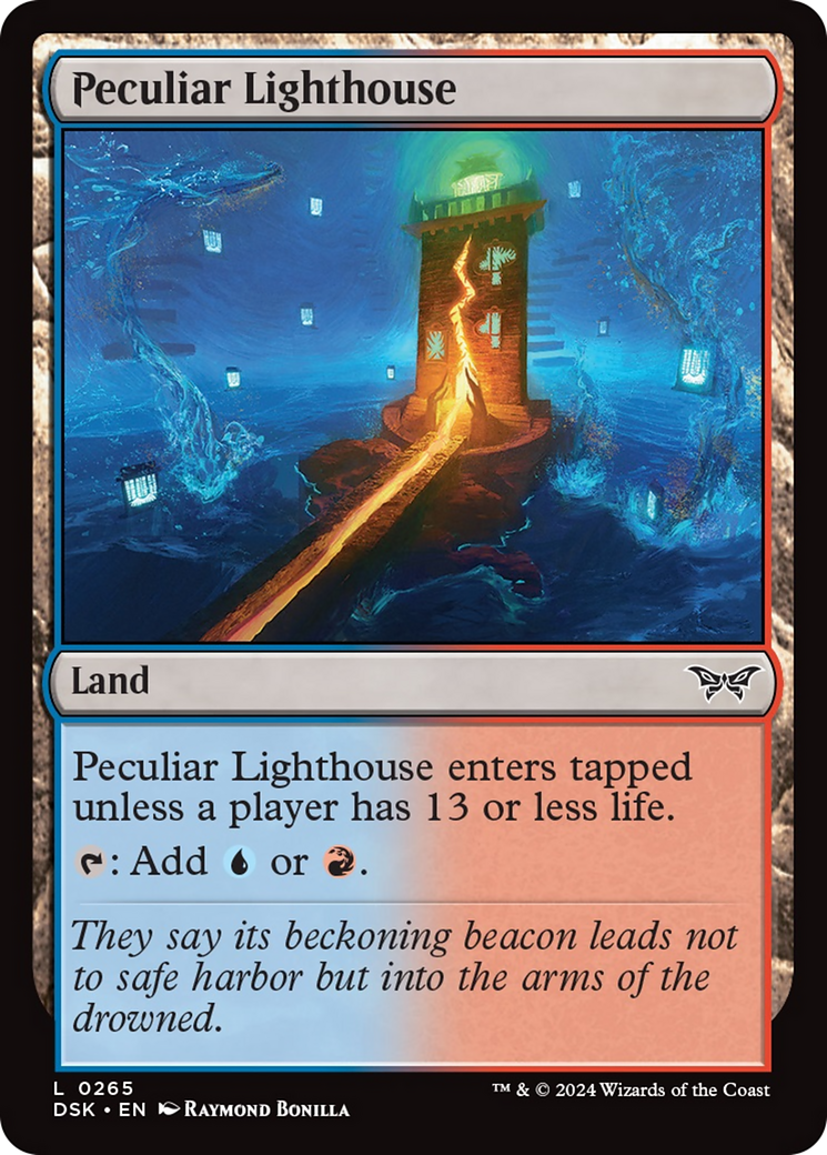 Peculiar Lighthouse [Duskmourn: House of Horror] - Magic: The Gathering - Card Brawlers | Quebec | Canada |