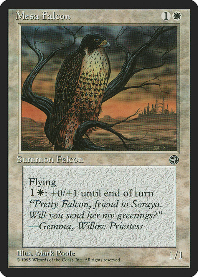 Mesa Falcon (Gemma Flavor Text) [Homelands] - Magic: The Gathering - Card Brawlers | Quebec | Canada |