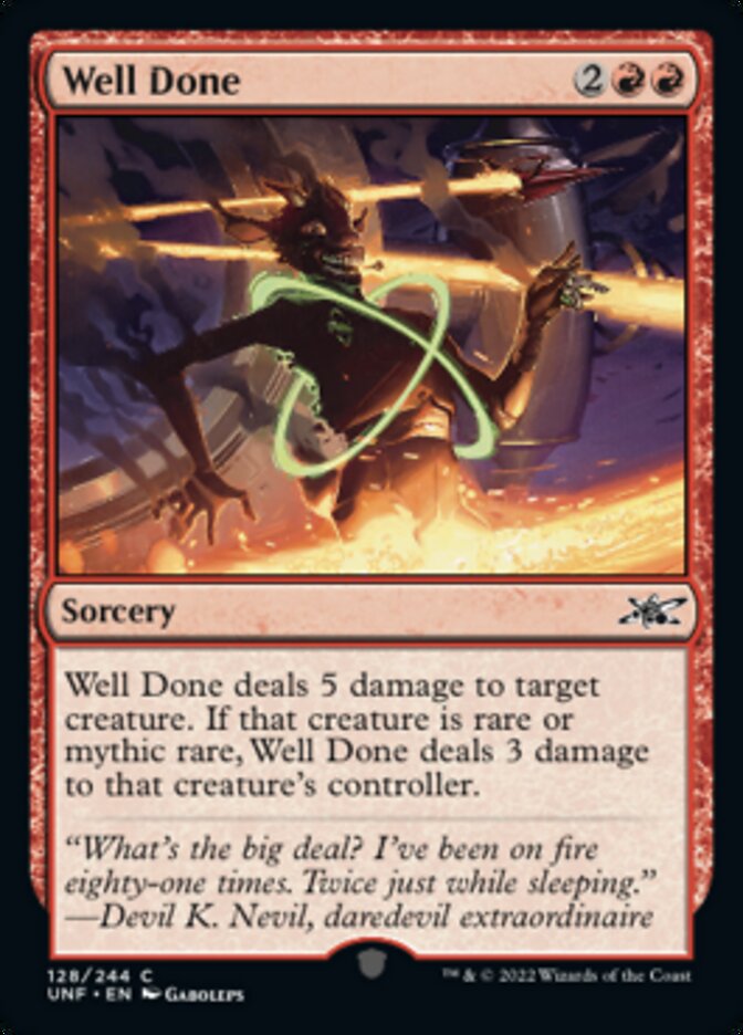 Well Done [Unfinity] - Magic: The Gathering - Card Brawlers | Quebec | Canada |