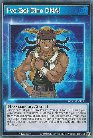 I've Got Dino DNA! [SGX1-ENS19] Common - Yu-Gi-Oh! - Card Brawlers | Quebec | Canada |