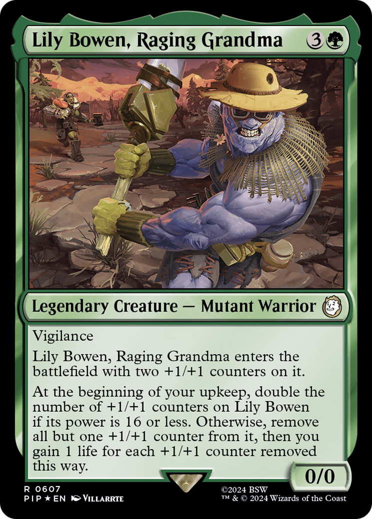 Lily Bowen, Raging Grandma (Surge Foil) [Fallout] - Magic: The Gathering - Card Brawlers | Quebec | Canada |