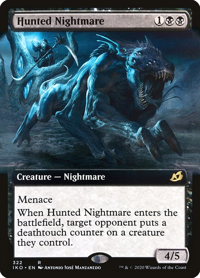 Hunted Nightmare (Extended Art) [Ikoria: Lair of Behemoths] - Magic: The Gathering - Card Brawlers | Quebec | Canada |