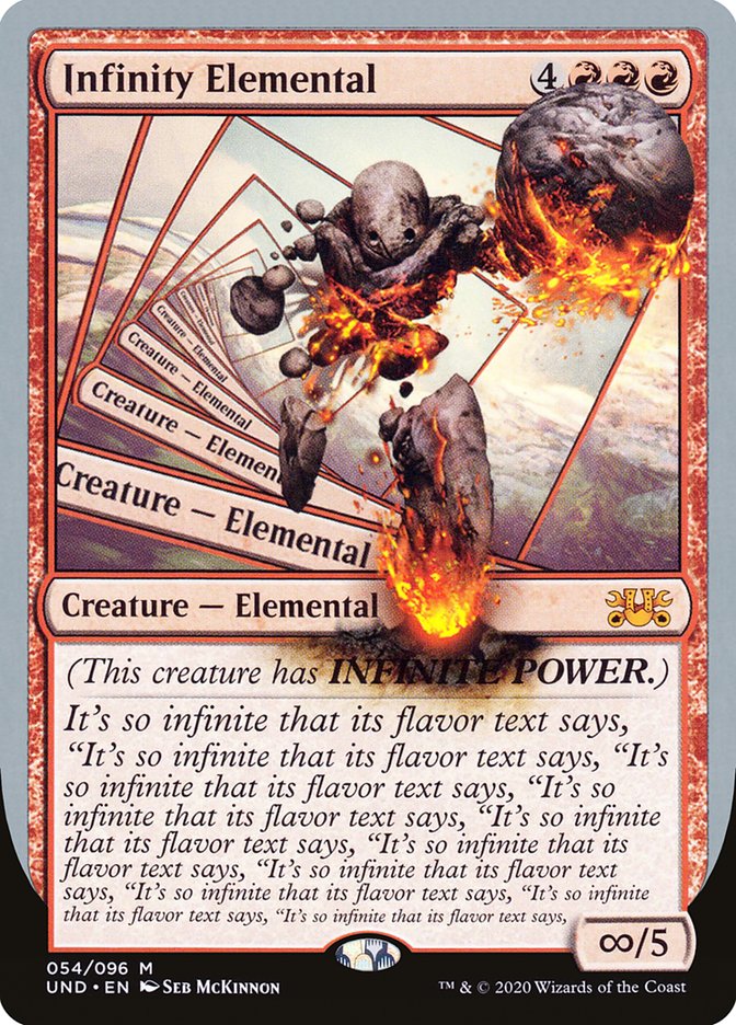 Infinity Elemental [Unsanctioned] - Magic: The Gathering - Card Brawlers | Quebec | Canada |