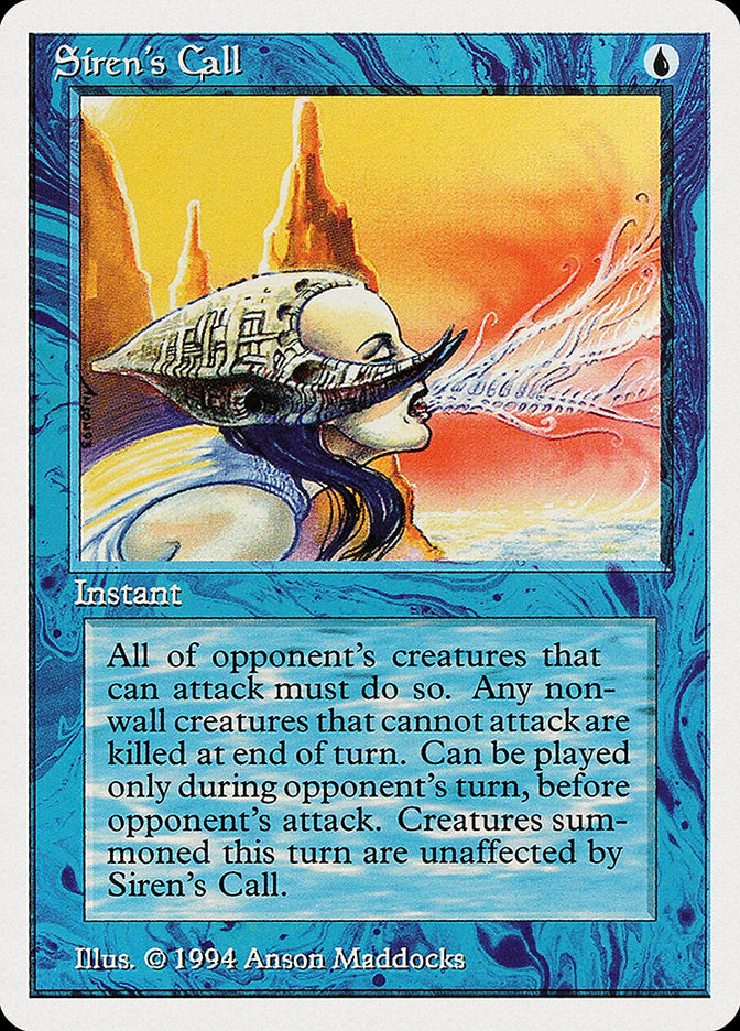 Siren's Call [Summer Magic / Edgar] - Magic: The Gathering - Card Brawlers | Quebec | Canada |