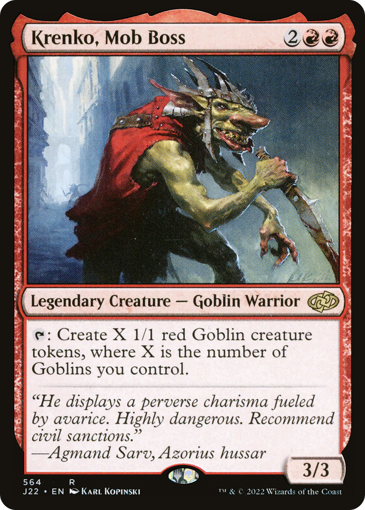 Krenko, Mob Boss [Jumpstart 2022] - Magic: The Gathering - Card Brawlers | Quebec | Canada |