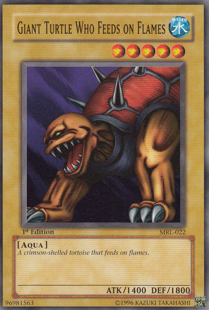 Giant Turtle Who Feeds on Flames [MRL-022] Common - Yu-Gi-Oh! - Card Brawlers | Quebec | Canada |