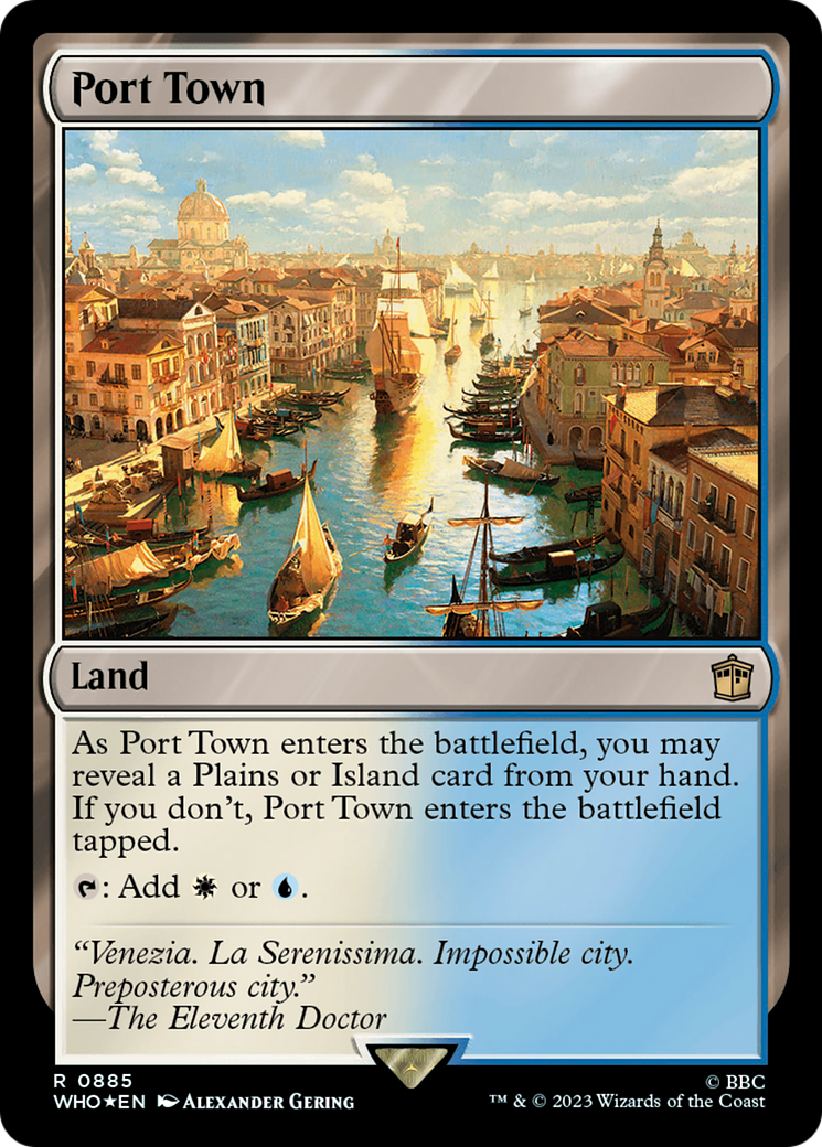 Port Town (Surge Foil) [Doctor Who] - Magic: The Gathering - Card Brawlers | Quebec | Canada |