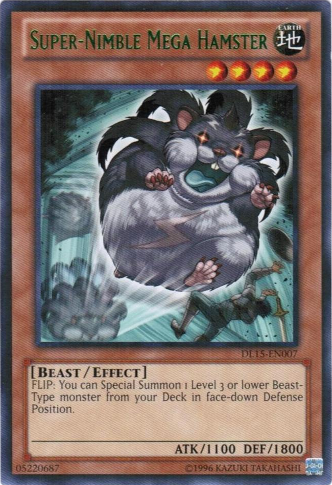 Super-Nimble Mega Hamster (Green) [DL15-EN007] Rare - Yu-Gi-Oh! - Card Brawlers | Quebec | Canada |